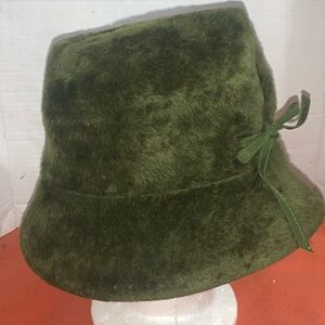 Vintage Green Martelle Hat made in Germany EXCELLENT CONDITION!!